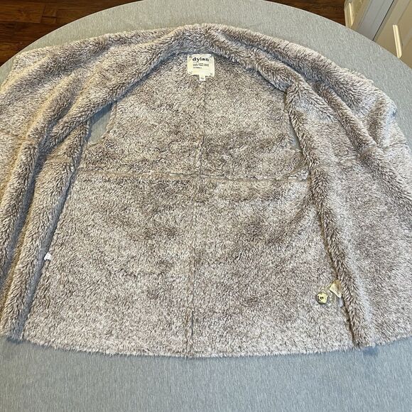 DYLAN Grey Size Large Faux Shearling Suede/Fur Very Soft Vest Womens - Picture 7 of 13